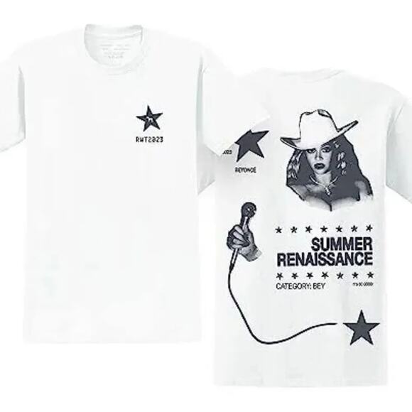 Beyoncé Official Renaissance World Tour Merch Summer T-Shirt, Size 3X - Picture 1 of 5
